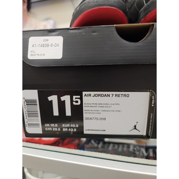 Jordan 7 raptors size 11.5 - Picture 2 of 10